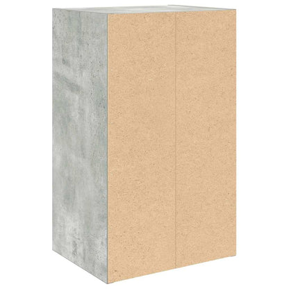 Boekenkast Jorn - bewerkt hout - betongrijs