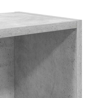 Boekenkast Jorn - bewerkt hout - betongrijs