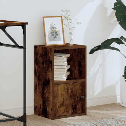 Boekenkast Jorn - bewerkt hout - gerookt eiken