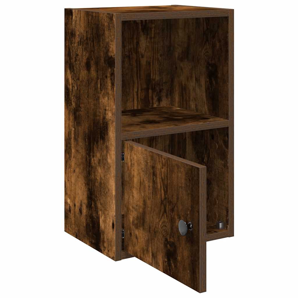 Boekenkast Jorn - bewerkt hout - gerookt eiken