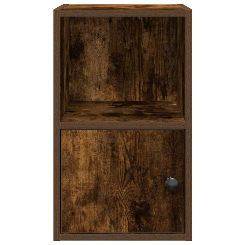 Boekenkast Jorn - bewerkt hout - gerookt eiken