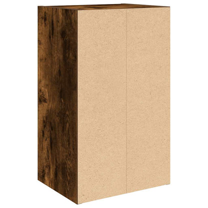 Boekenkast Jorn - bewerkt hout - gerookt eiken