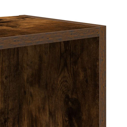 Boekenkast Jorn - bewerkt hout - gerookt eiken