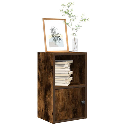 Boekenkast Jorn - bewerkt hout - gerookt eiken