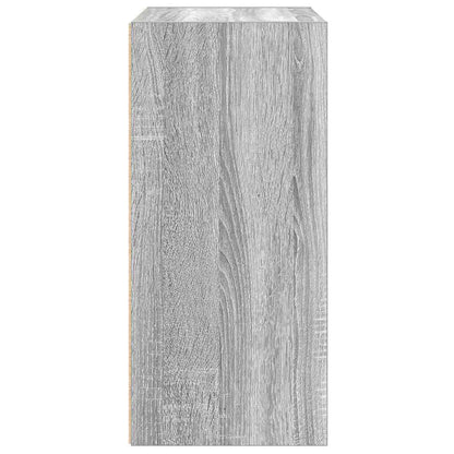 Boekenkast Jorn - bewerkt hout - grijs sonoma