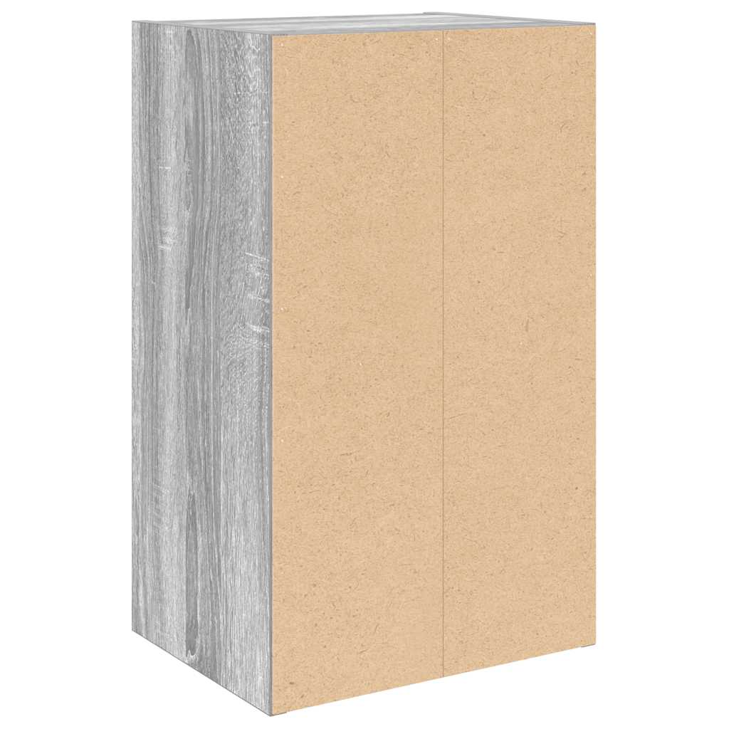 Boekenkast Jorn - bewerkt hout - grijs sonoma