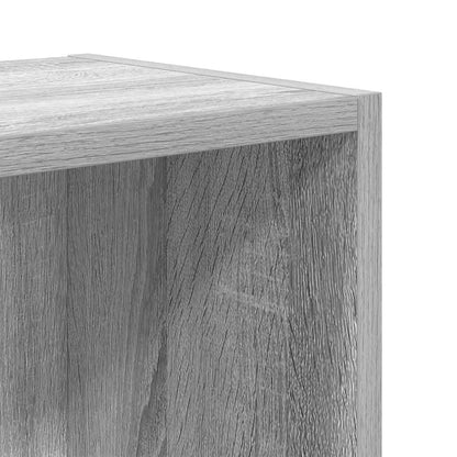 Boekenkast Jorn - bewerkt hout - grijs sonoma