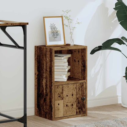 Boekenkast Jorn - 31x24x52 cm - oud hout