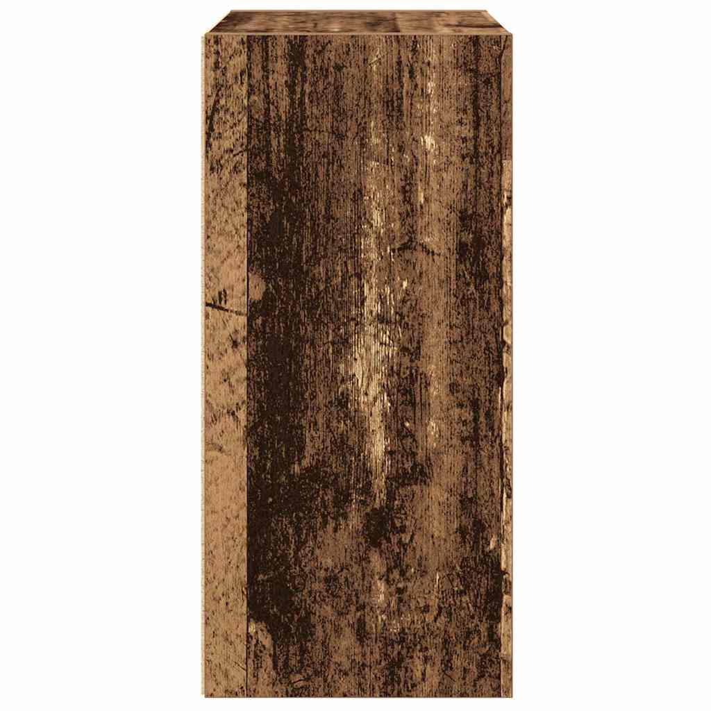 Boekenkast Jorn - 31x24x52 cm - oud hout
