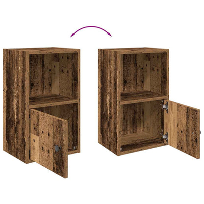 Boekenkast Jorn - 31x24x52 cm - oud hout