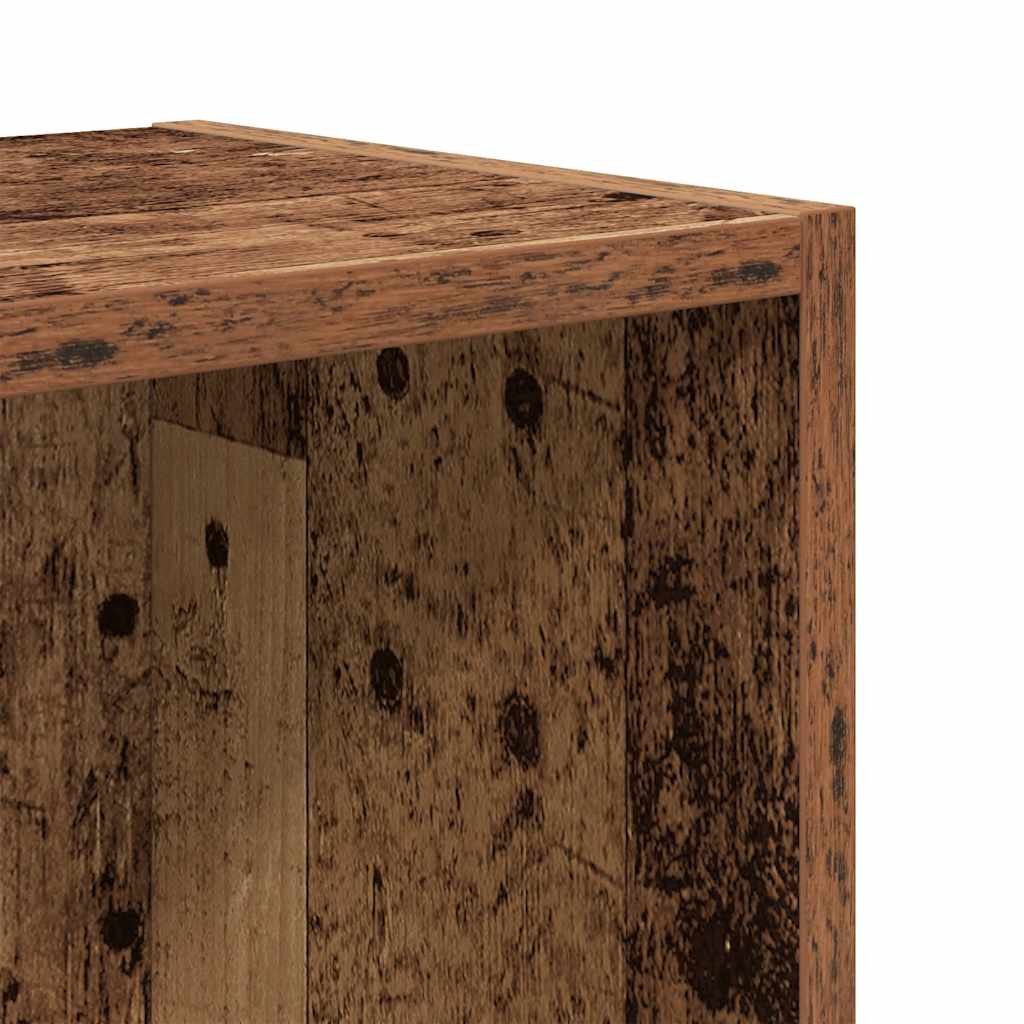 Boekenkast Jorn - 31x24x52 cm - oud hout