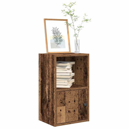 Boekenkast Jorn - 31x24x52 cm - oud hout