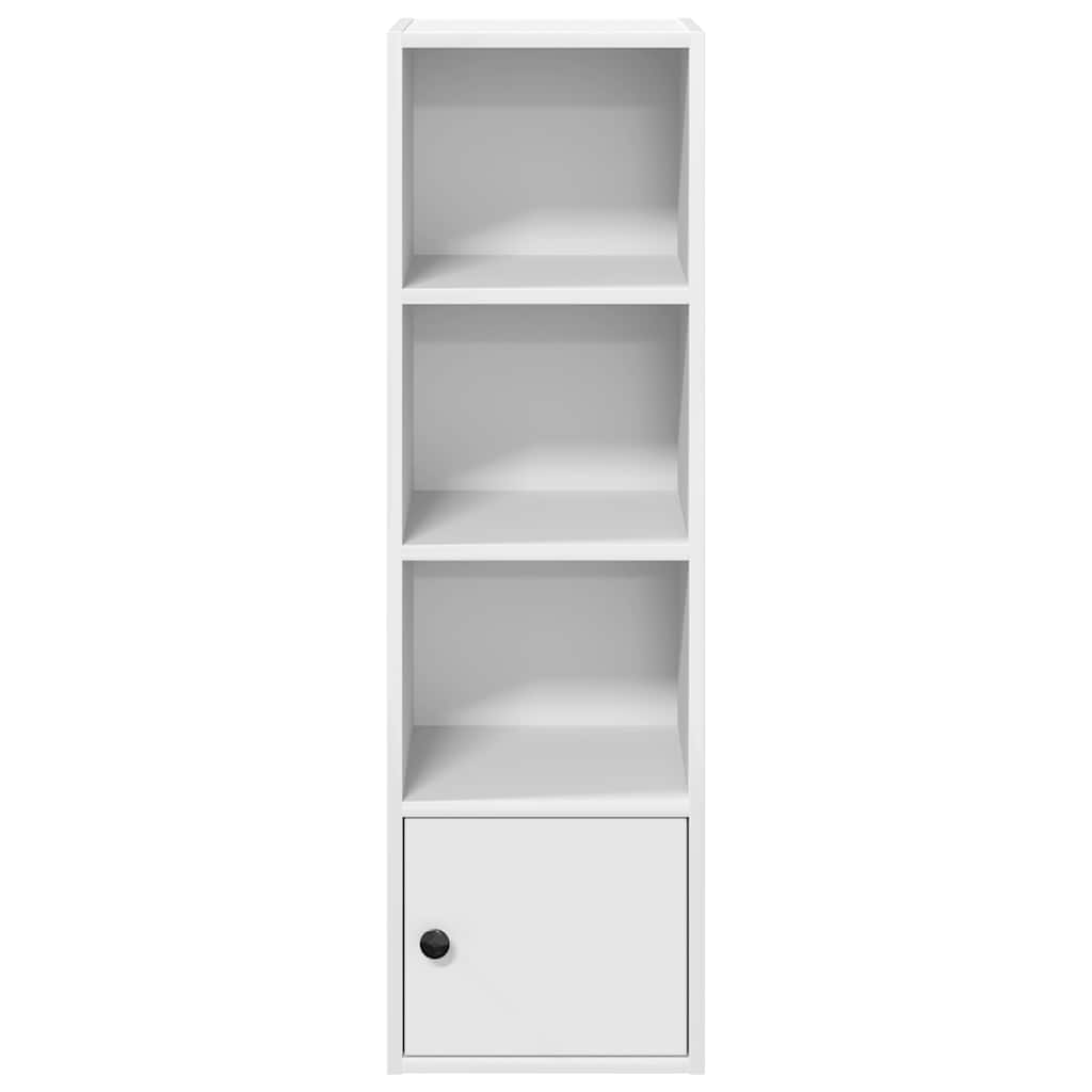 Boekenkast Hugoine - bewerkt hout - wit
