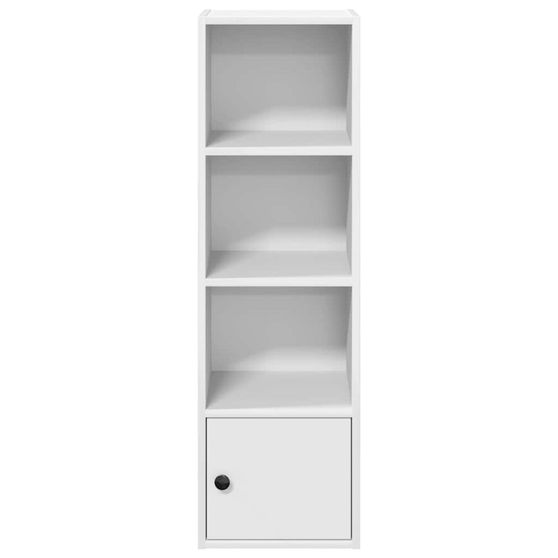 Boekenkast Hugoine - bewerkt hout - wit