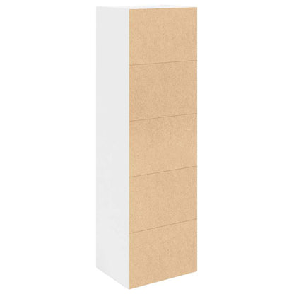 Boekenkast Hugoine - bewerkt hout - wit