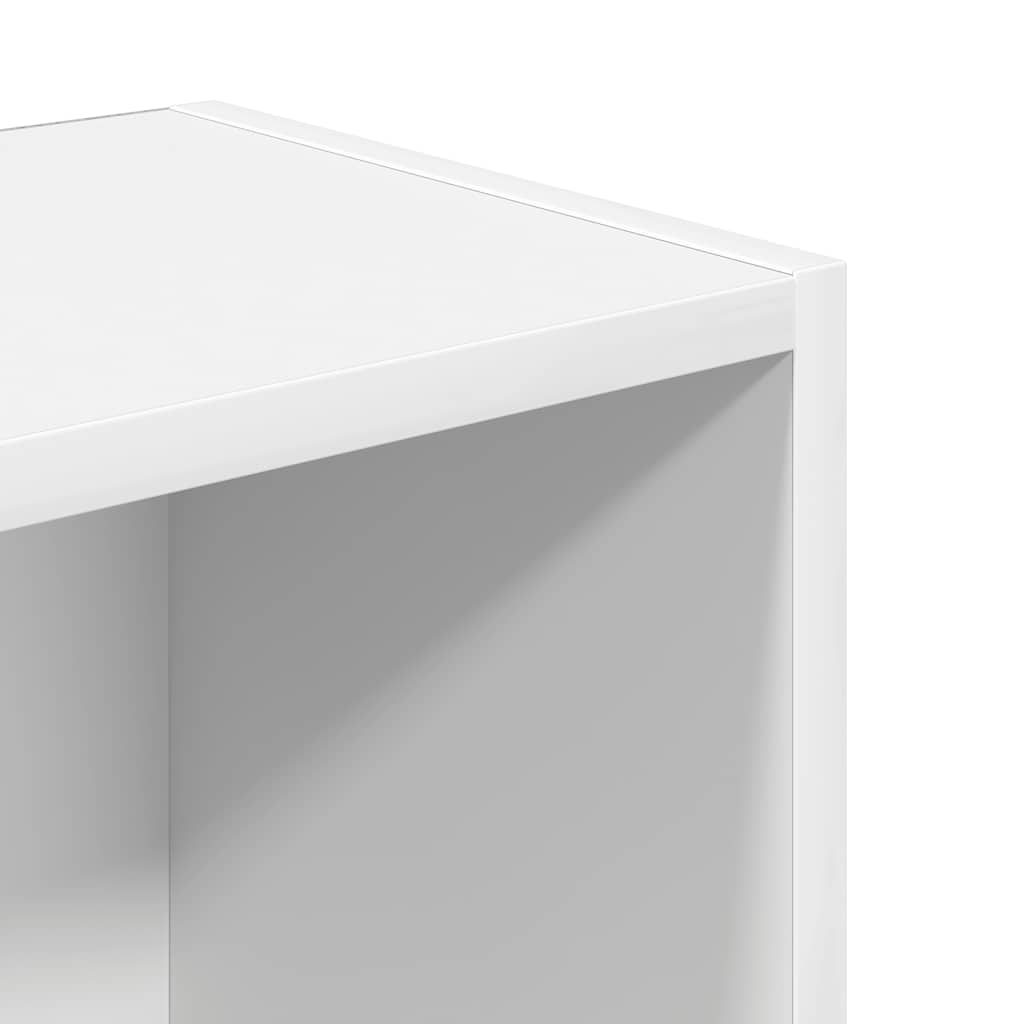Boekenkast Hugoine - bewerkt hout - wit