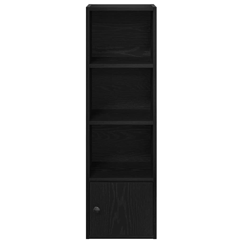 Boekenkast Hugoine - bewerkt hout - zwart eiken