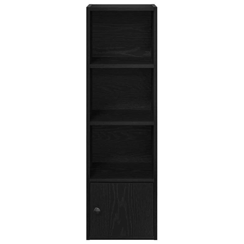 Boekenkast Hugoine - bewerkt hout - zwart eiken