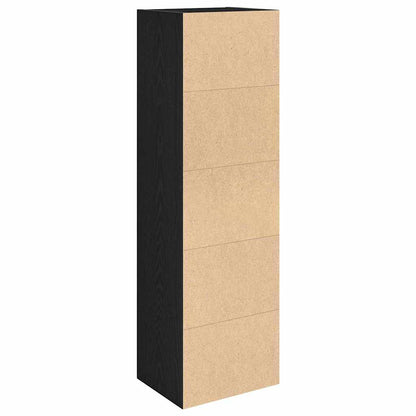 Boekenkast Hugoine - bewerkt hout - zwart eiken