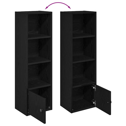 Boekenkast Hugoine - bewerkt hout - zwart eiken