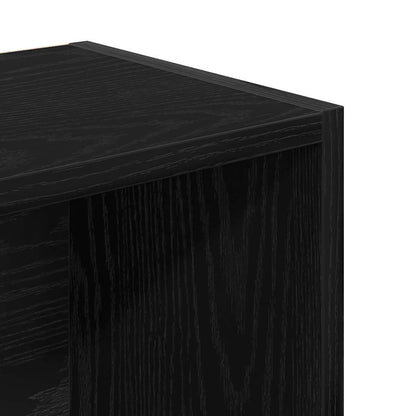 Boekenkast Hugoine - bewerkt hout - zwart eiken
