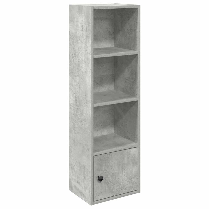 Boekenkast Hugoine - bewerkt hout - betongrijs – extra afbeelding