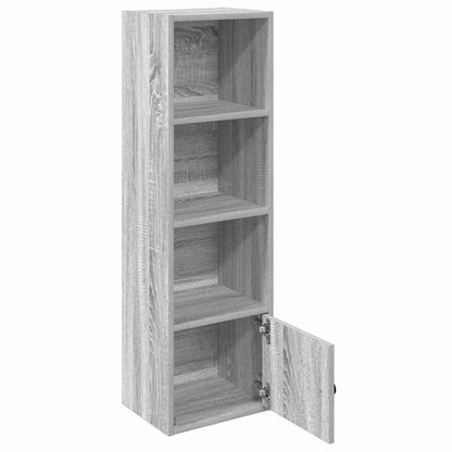 Boekenkast Hugoine - bewerkt hout - grijs sonoma