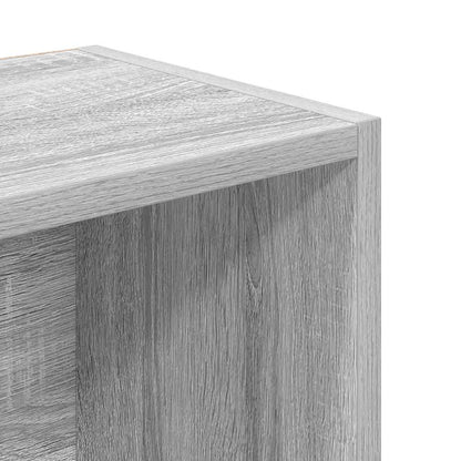 Boekenkast Hugoine - bewerkt hout - grijs sonoma