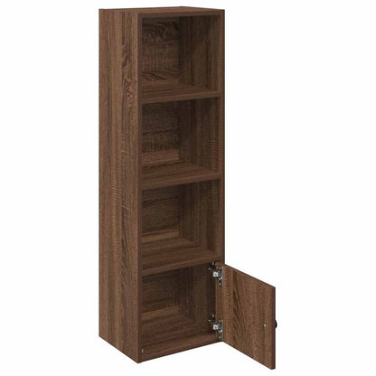 Boekenkast Hugoine - bewerkt hout - bruin eiken