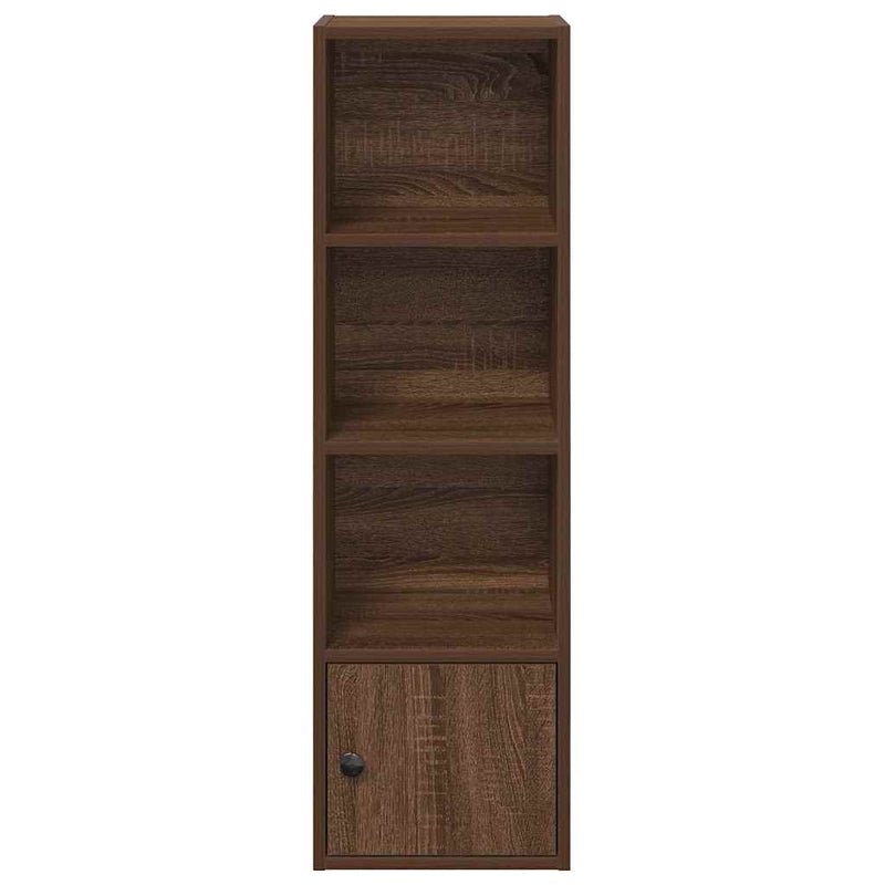 Boekenkast Hugoine - bewerkt hout - bruin eiken