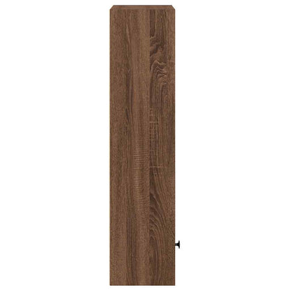 Boekenkast Hugoine - bewerkt hout - bruin eiken