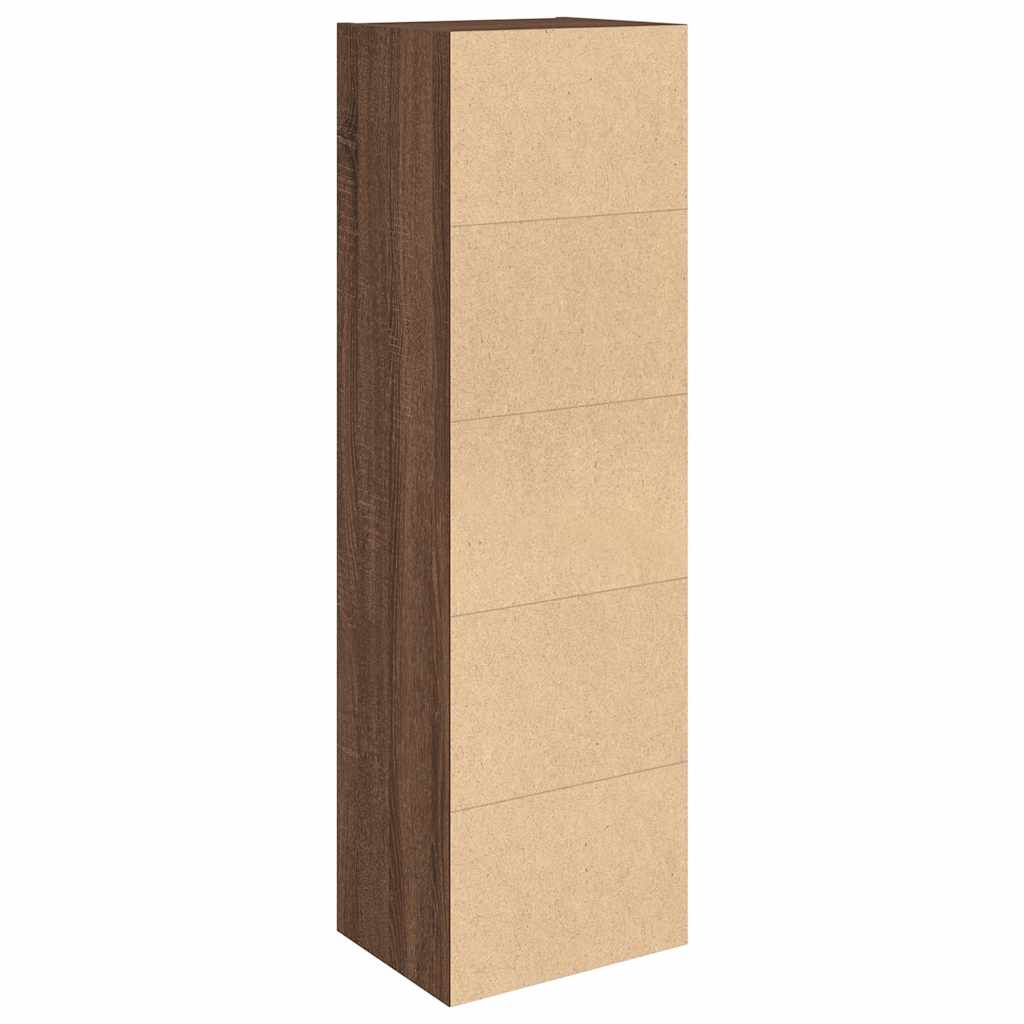 Boekenkast Hugoine - bewerkt hout - bruin eiken