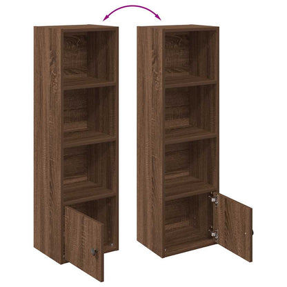 Boekenkast Hugoine - bewerkt hout - bruin eiken