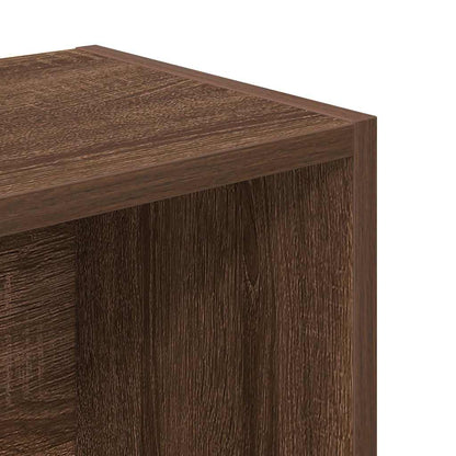 Boekenkast Hugoine - bewerkt hout - bruin eiken