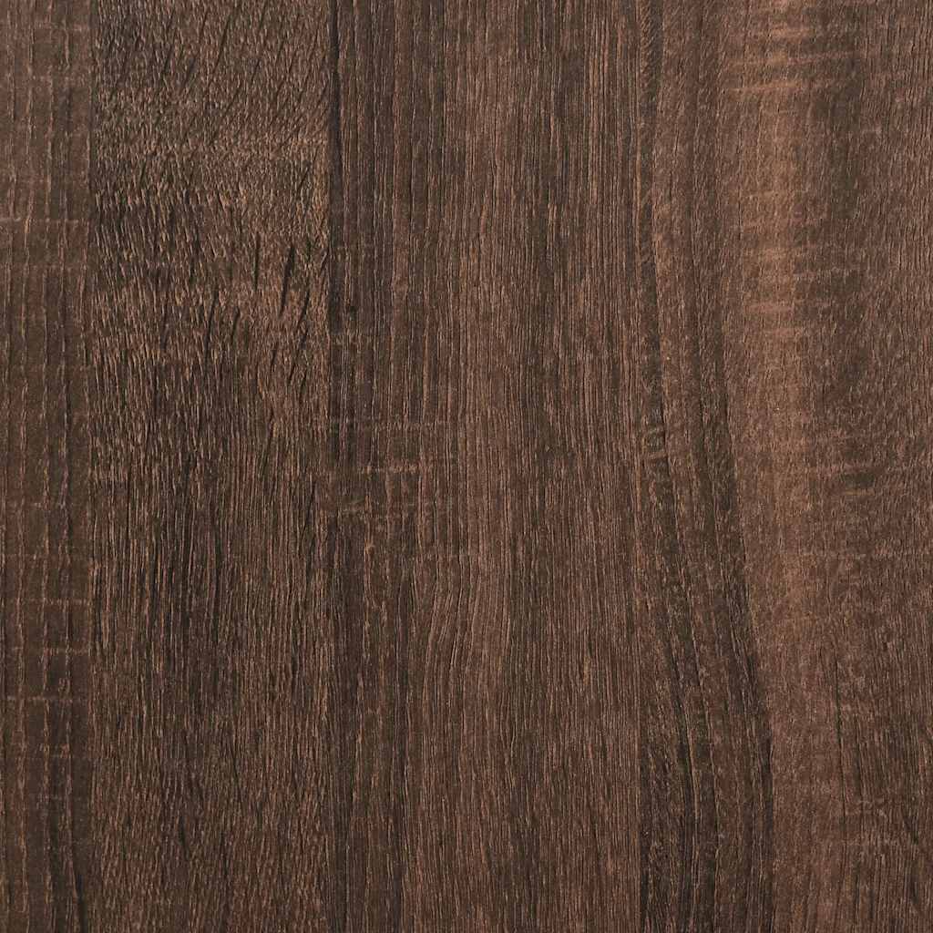 Boekenkast Hugoine - bewerkt hout - bruin eiken