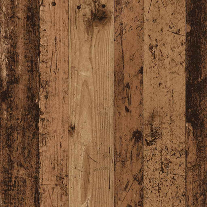 Boekenkast Hugoine - 31x24x102 cm - oud hout