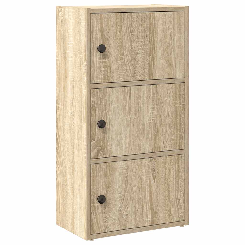 Boekenkast Gijs - 40x24x77 cm - sonoma eiken