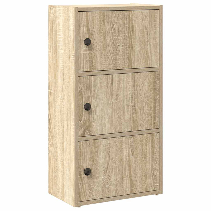 Boekenkast Gijs - 40x24x77 cm - sonoma eiken – extra afbeelding