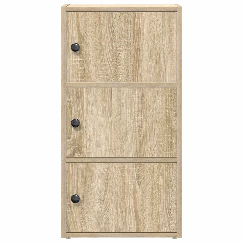 Boekenkast Gijs - 40x24x77 cm - sonoma eiken