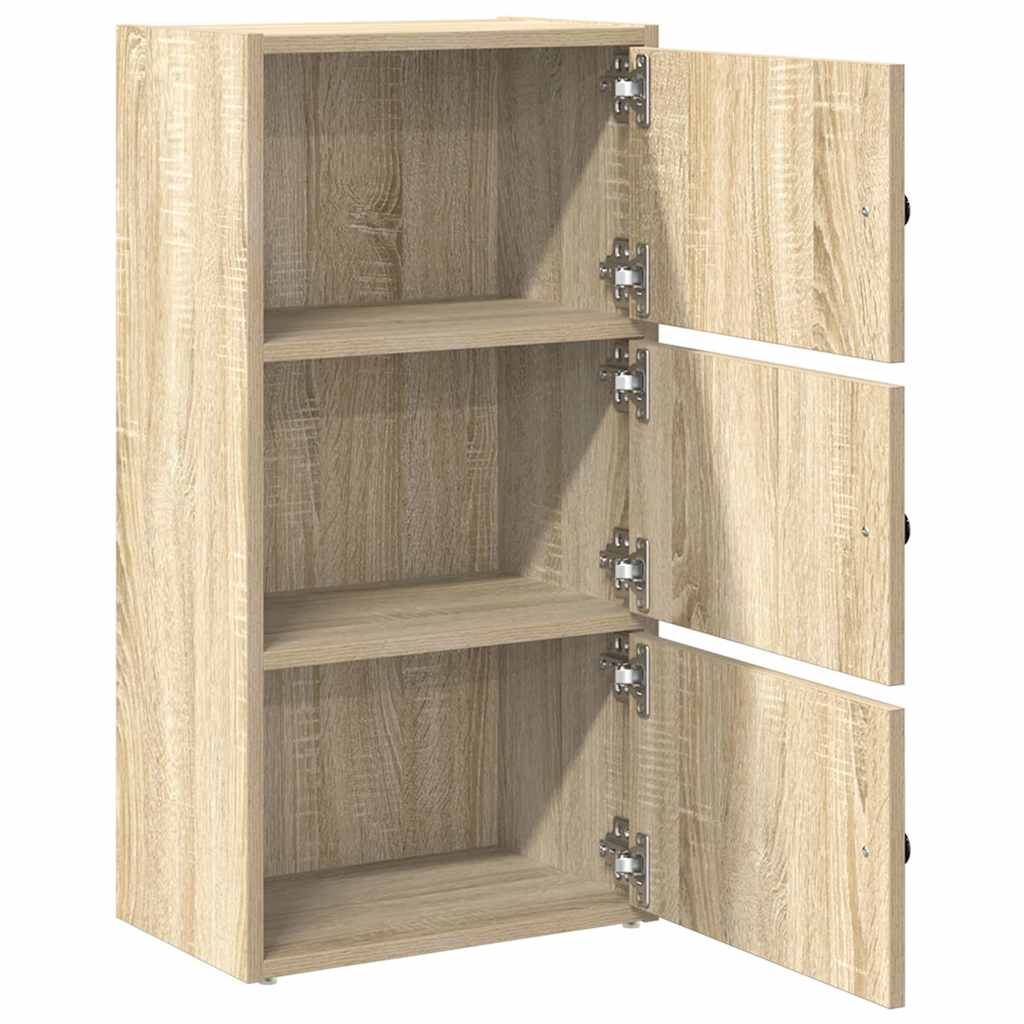 Boekenkast Gijs - 40x24x77 cm - sonoma eiken