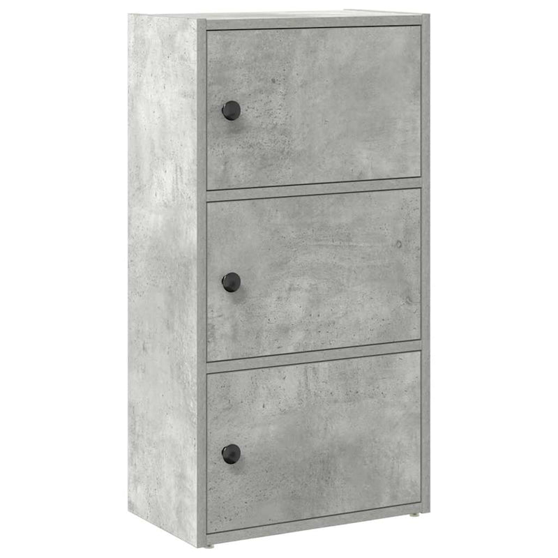 Boekenkast Gijs - 40x24x77 cm - betongrijs – extra afbeelding