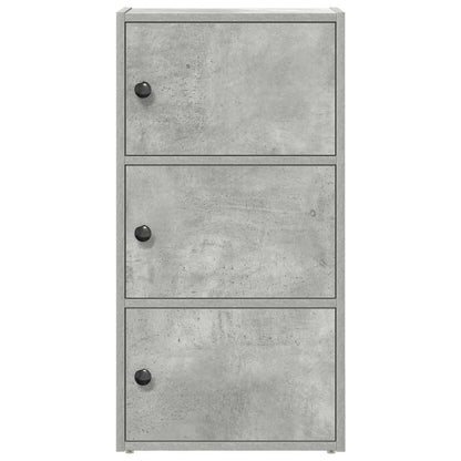 Boekenkast Gijs - 40x24x77 cm - betongrijs