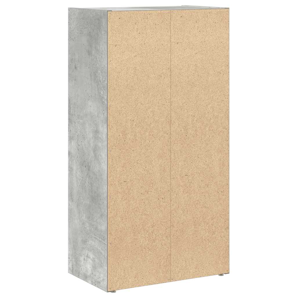 Boekenkast Gijs - 40x24x77 cm - betongrijs