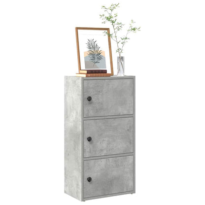 Boekenkast Gijs - 40x24x77 cm - betongrijs