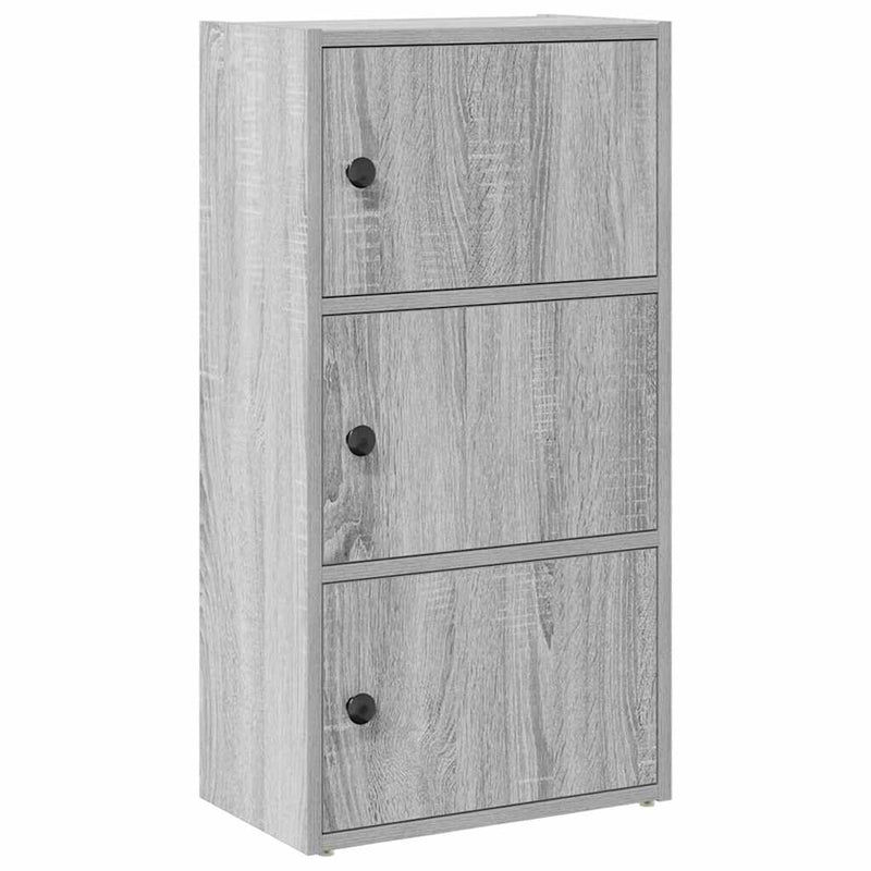 Boekenkast Gijs - 40x24x77 cm - grijs sonoma – extra afbeelding