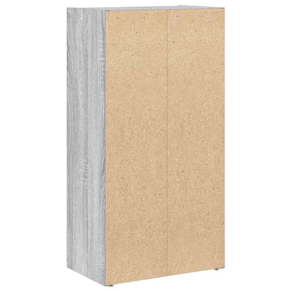 Boekenkast Gijs - 40x24x77 cm - grijs sonoma