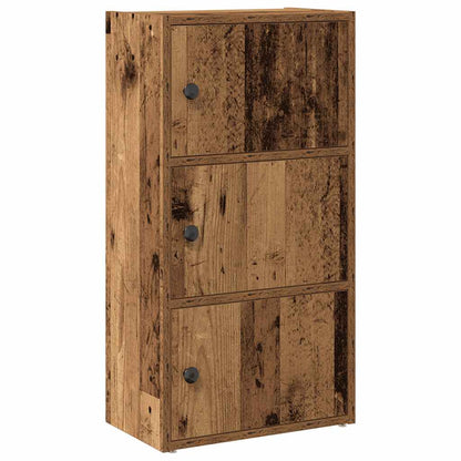 Boekenkast Gijs - 40x24x77 cm - oud hout