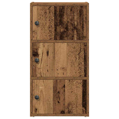 Boekenkast Gijs - 40x24x77 cm - oud hout