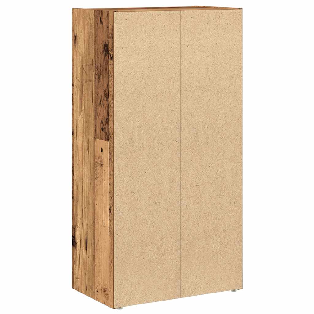 Boekenkast Gijs - 40x24x77 cm - oud hout