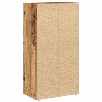 Boekenkast Gijs - 40x24x77 cm - oud hout